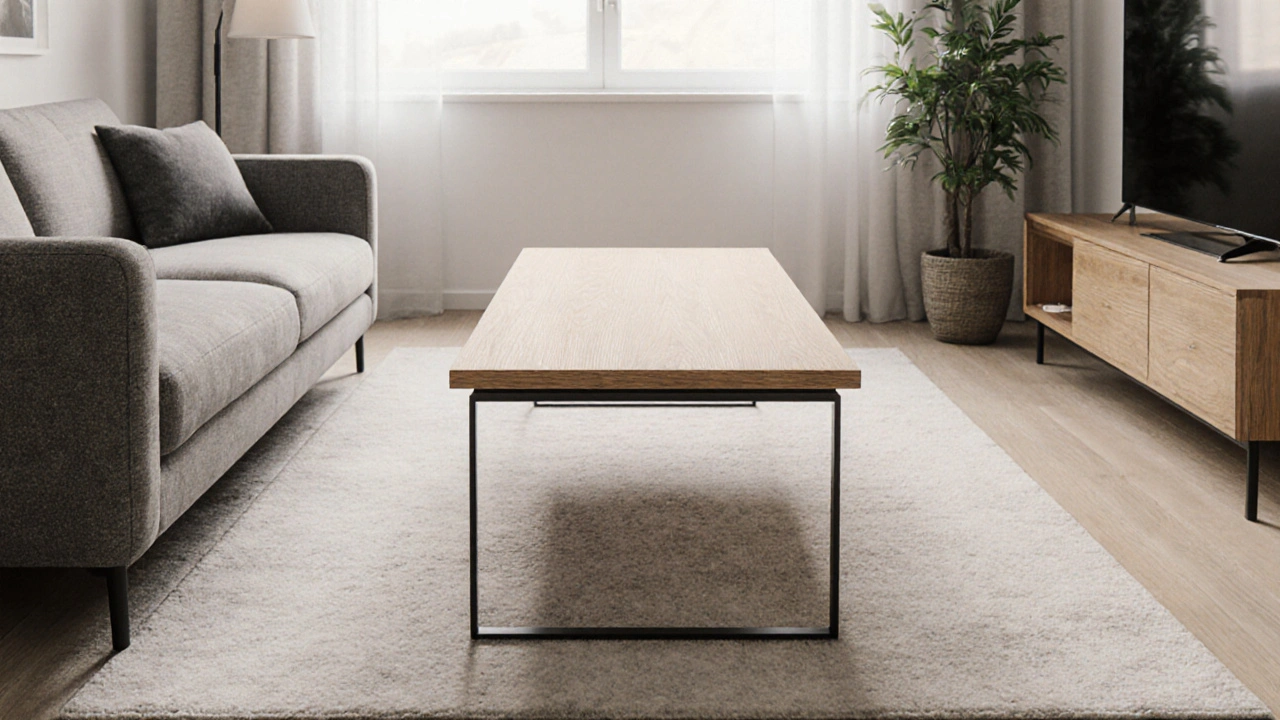 Wie lang sollte ein Couchtisch sein? - optimale Maße und Tipps