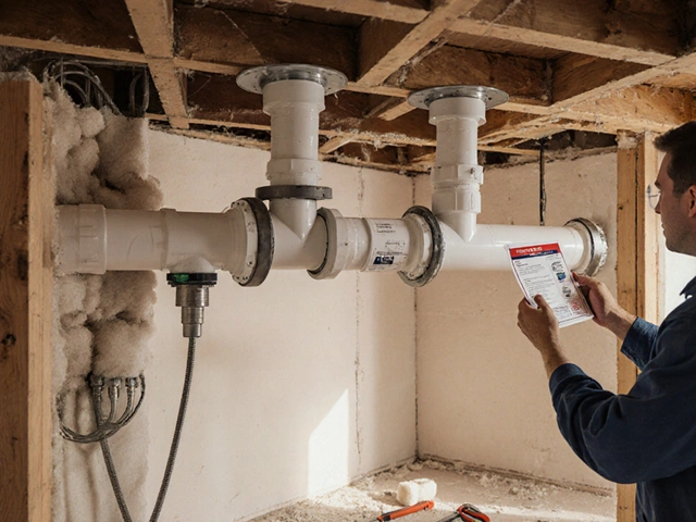 Sanitärinstallation im Badumbau: Leitungsführung und Brandschutz richtig planen