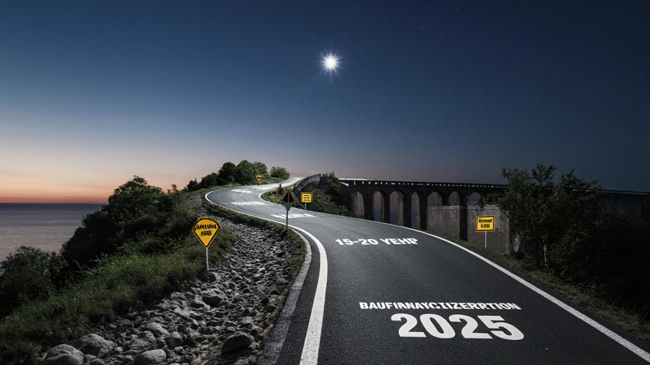 Drei Wege der Baufinanzierung: riskant, ausgewogen und sicher mit langfristiger Bindung.