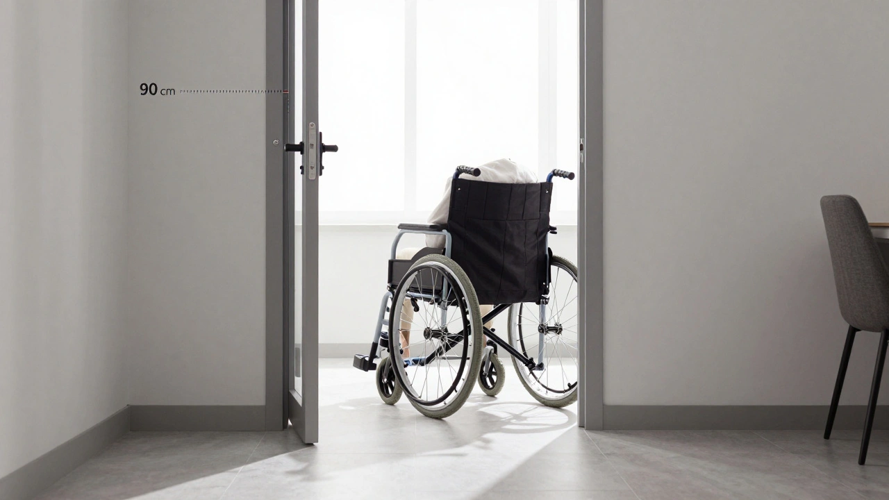 Barrierefreie Türen und Wenderadien: Die wichtigsten Normmaße nach DIN 18040