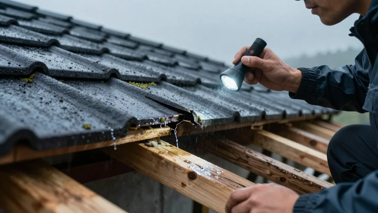 Undichtes Dach reparieren: Schnelle und sichere Lösungen gegen Wasserschäden