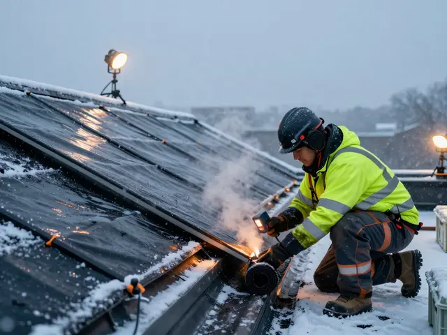 Dachsanierung im Winter: Risiken, Trocknung und praktische Planung