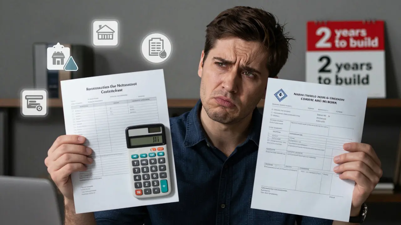 Gegenüberstellung geschätzter und tatsächlicher Notarkosten mit Hinweisen auf versteckte Gebühren.