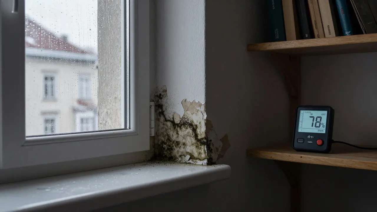 Schwarzer Schimmel in Wohnräumen: Gesundheitsrisiken und sichere Beseitigung