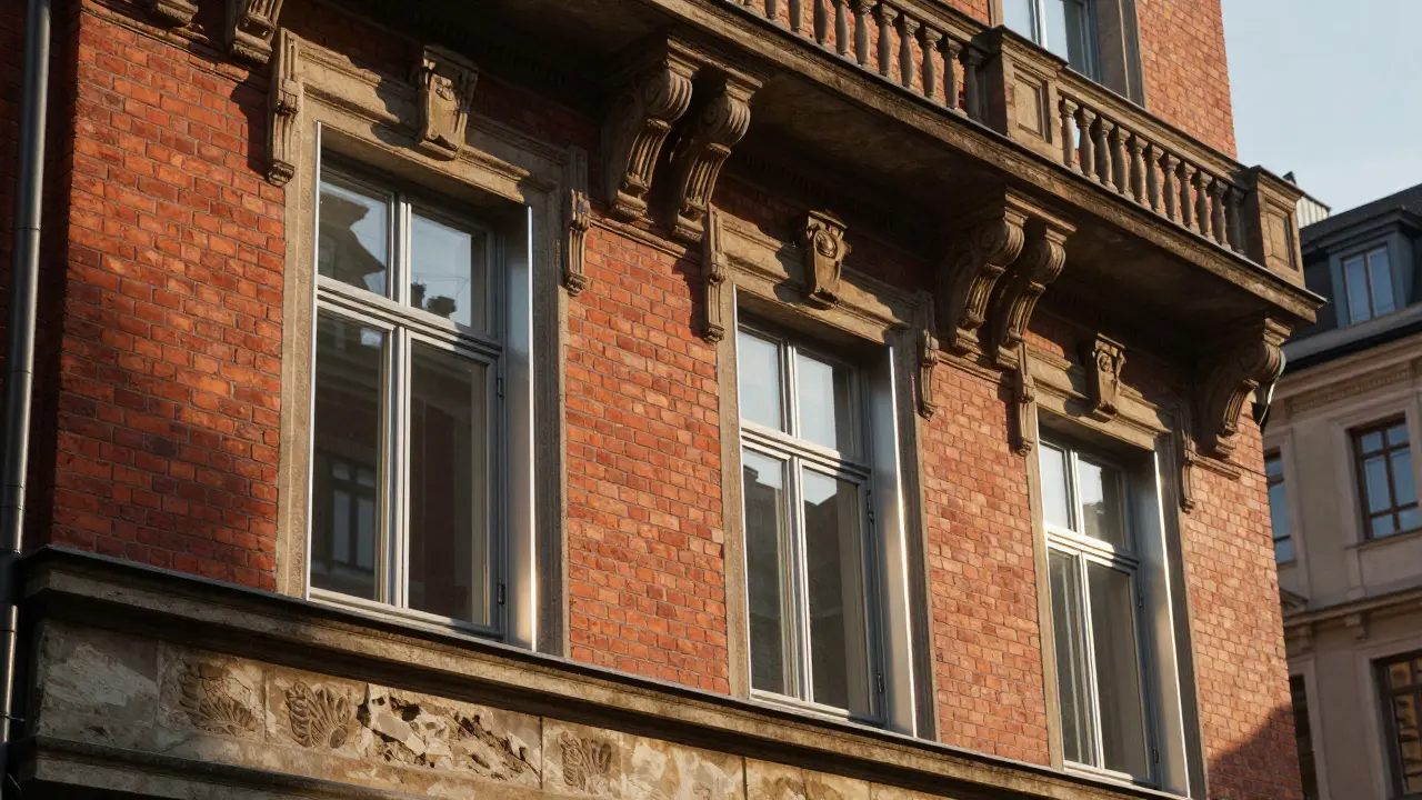 Aluminiumfenster im Altbau: Optimierung von Optik, Dämmung und Montagedetails