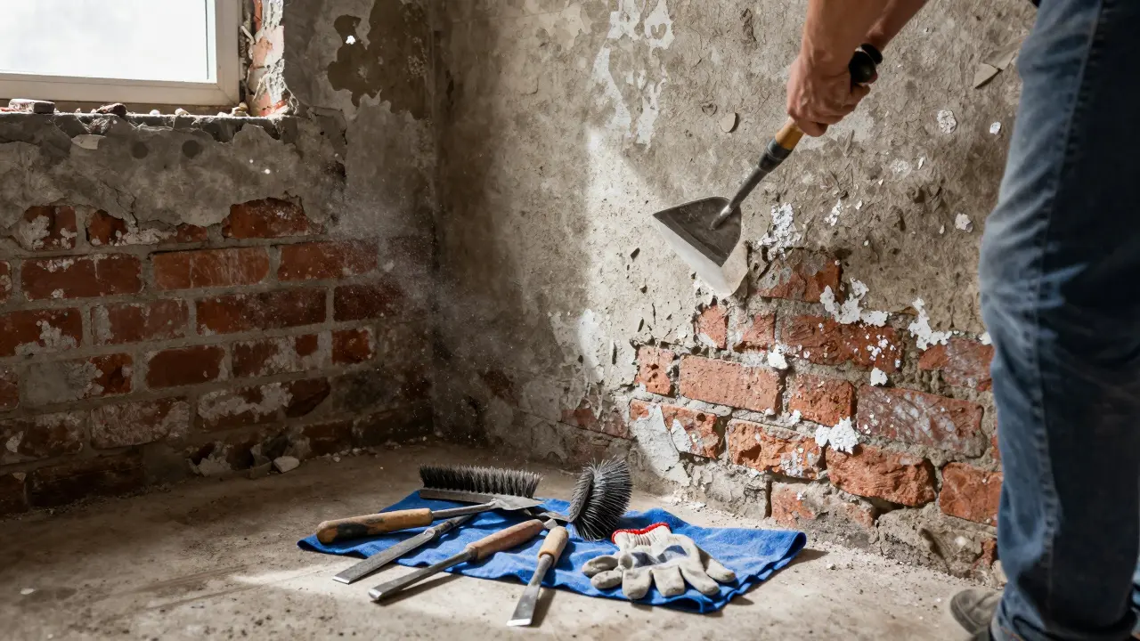 Kellerputz richtig aufbauen: Haftbrücke, Putz und Farbe für trockene Keller