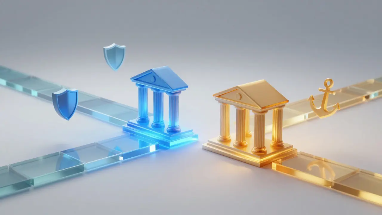 Abstrakte Darstellung von Finanzierungsentscheidungen und Pfaden