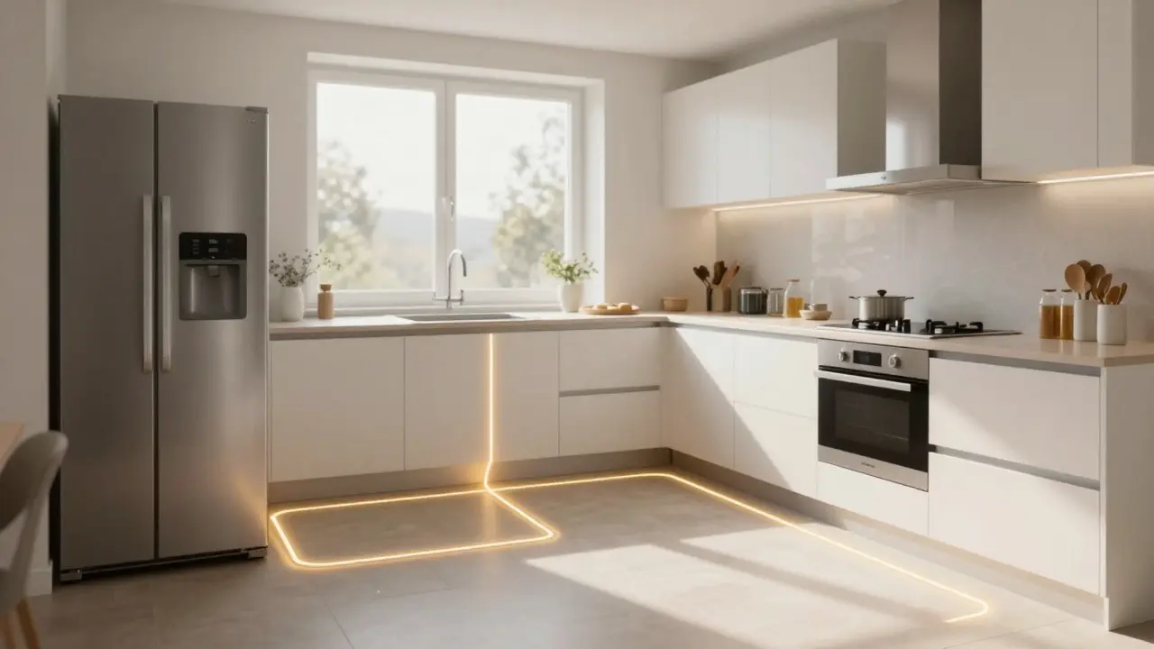 Arbeitsdreieck in der Küche: So planen Sie kurze Wege für maximale Effizienz