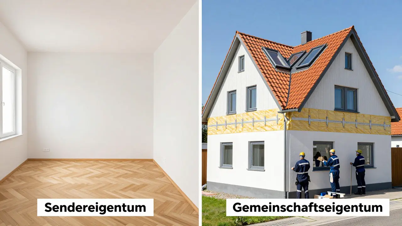 Vergleich zwischen Innenrenovierung und Fassadensanierung am Reihenhaus