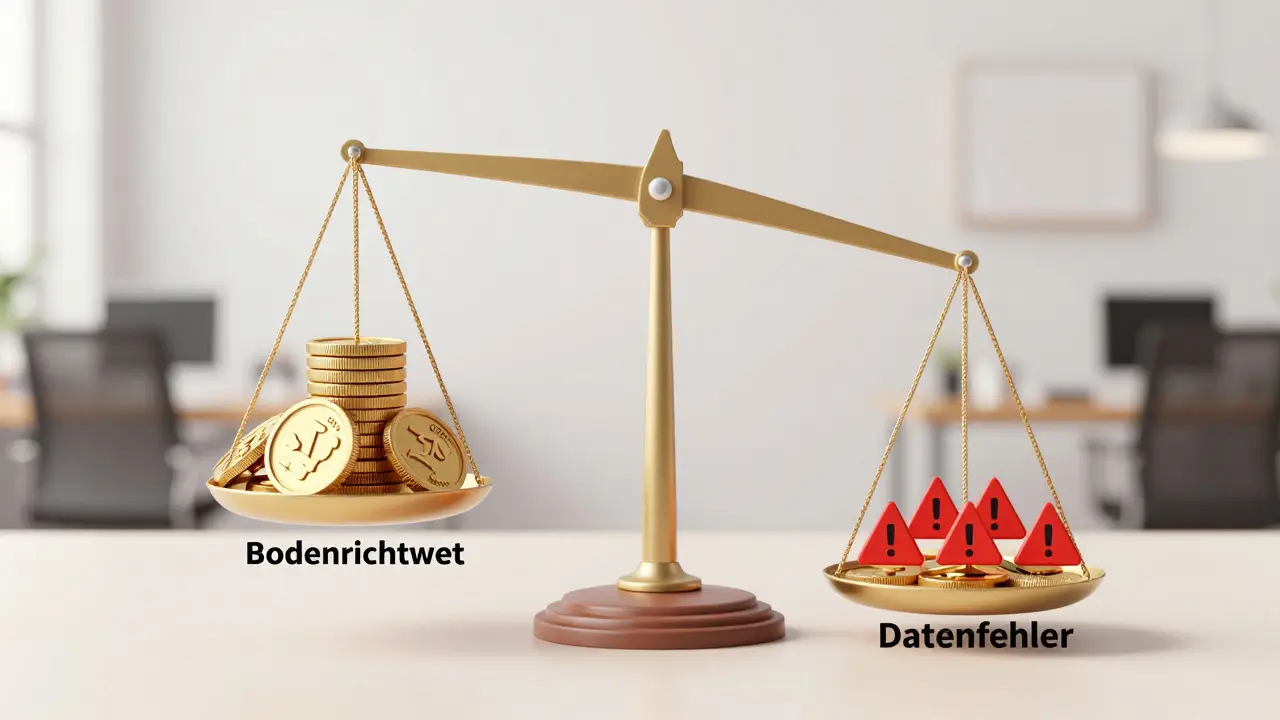 Illustration der Fehlerquellen bei der Grundsteuerberechnung