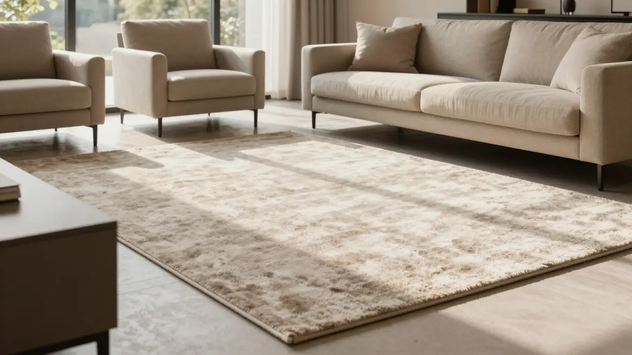 Wohnzimmer-Teppiche richtig wählen: Größe, Material & Farbe im Check