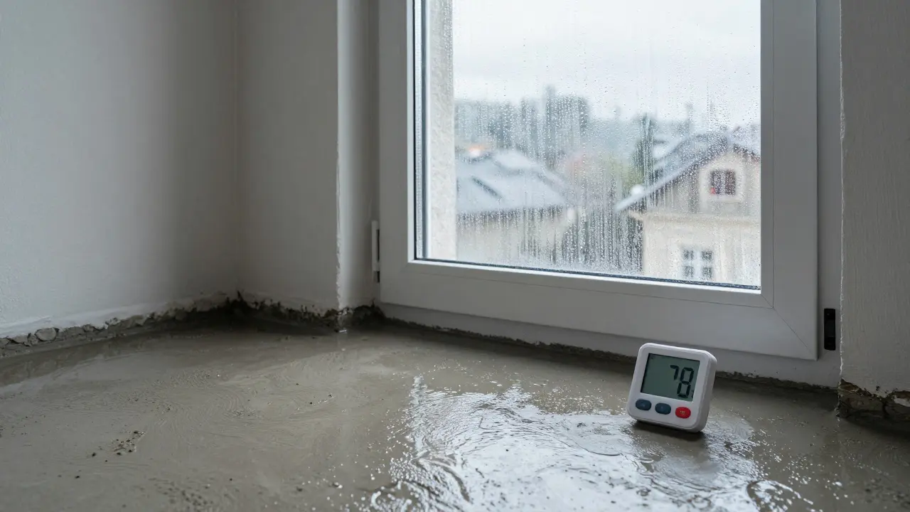 Baustellenfeuchte nach Renovierung: Richtige Trocknungszeiten planen