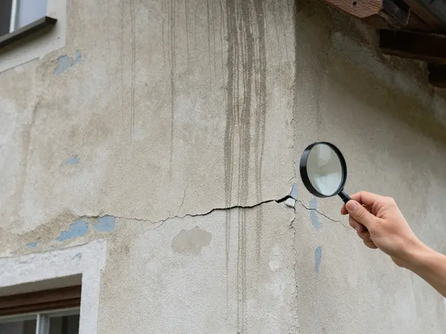 Fassadenschäden am Einfamilienhaus erkennen und richtig bewerten