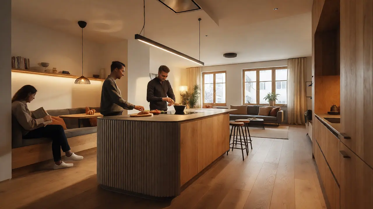 Küche als Wohnraum: Insel, Sitzplätze & Materialien im Trend