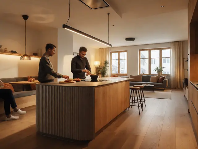 Küche als Wohnraum: Insel, Sitzplätze & Materialien im Trend